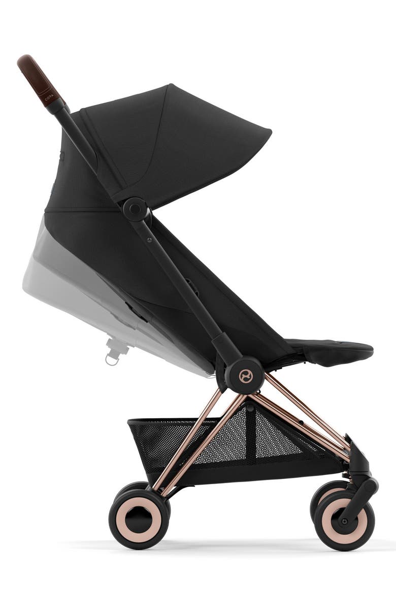 CYBEX COYA Compact Lightweight Travel Stroller, Alternate, color, Sepia Black