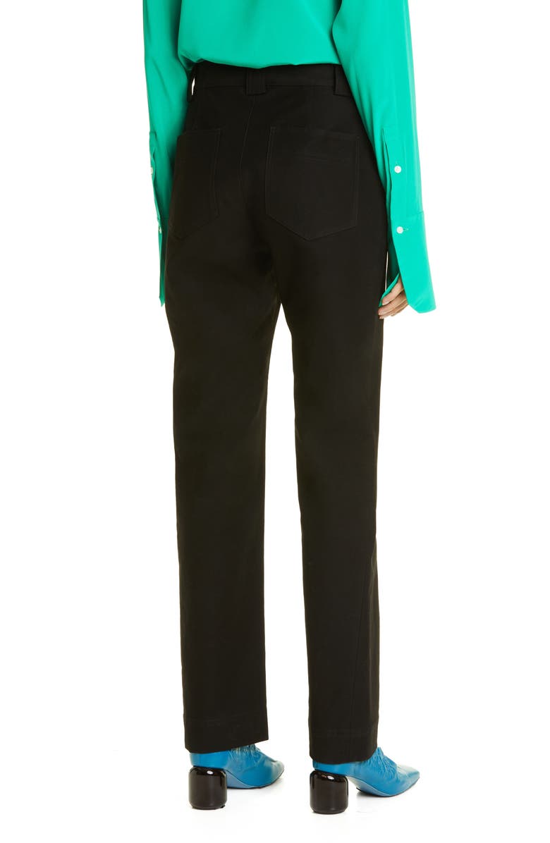 A.L.C. Halston Slim Leg Stretch Cotton Pants, Alternate, color, 