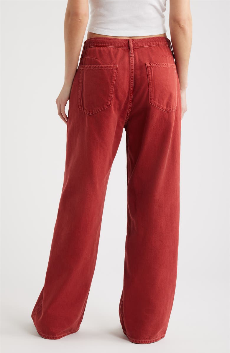 rag & bone Featherweight Phoebe Drawstring Wide Leg Jeans, Alternate, color, Sienna Stne