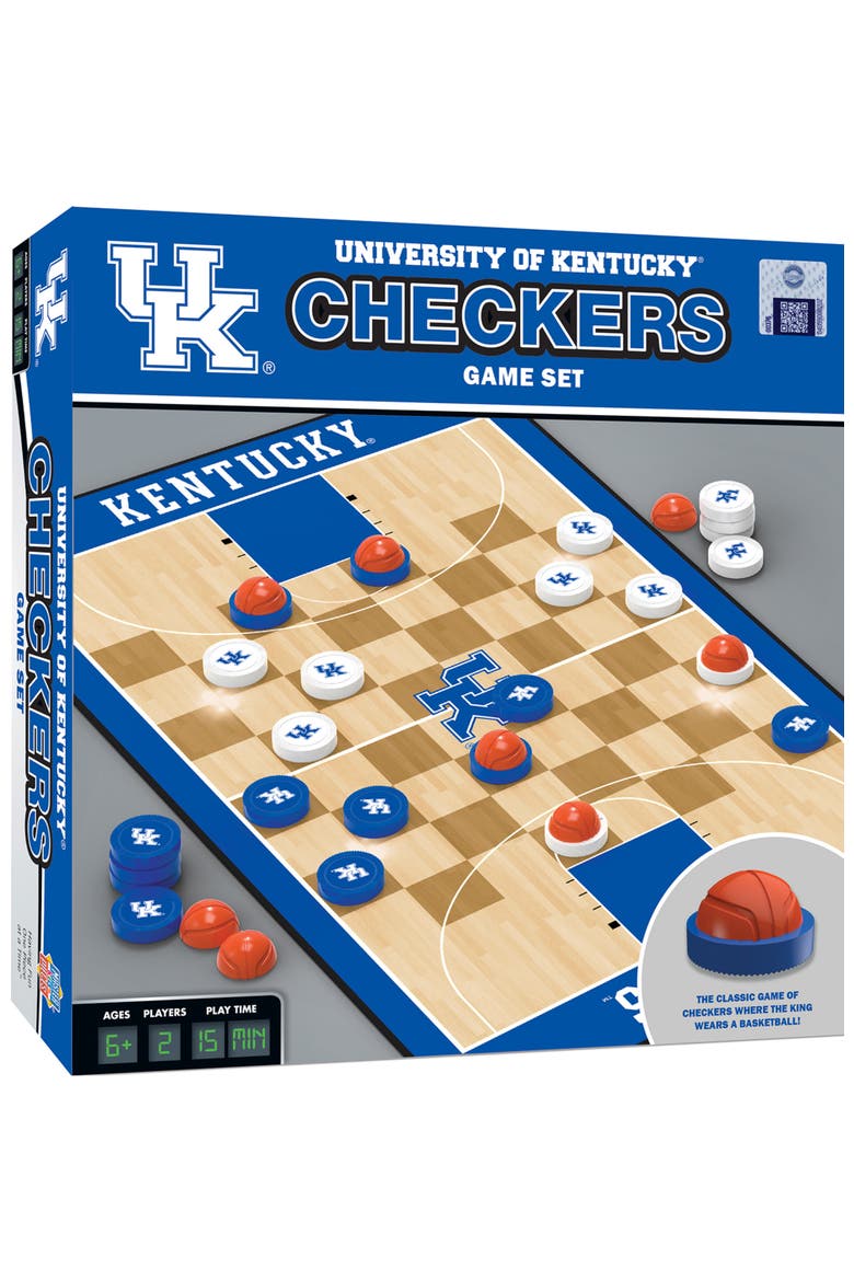 Kentucky Wildcats Checkers Board Game, Main, color, Multicolor