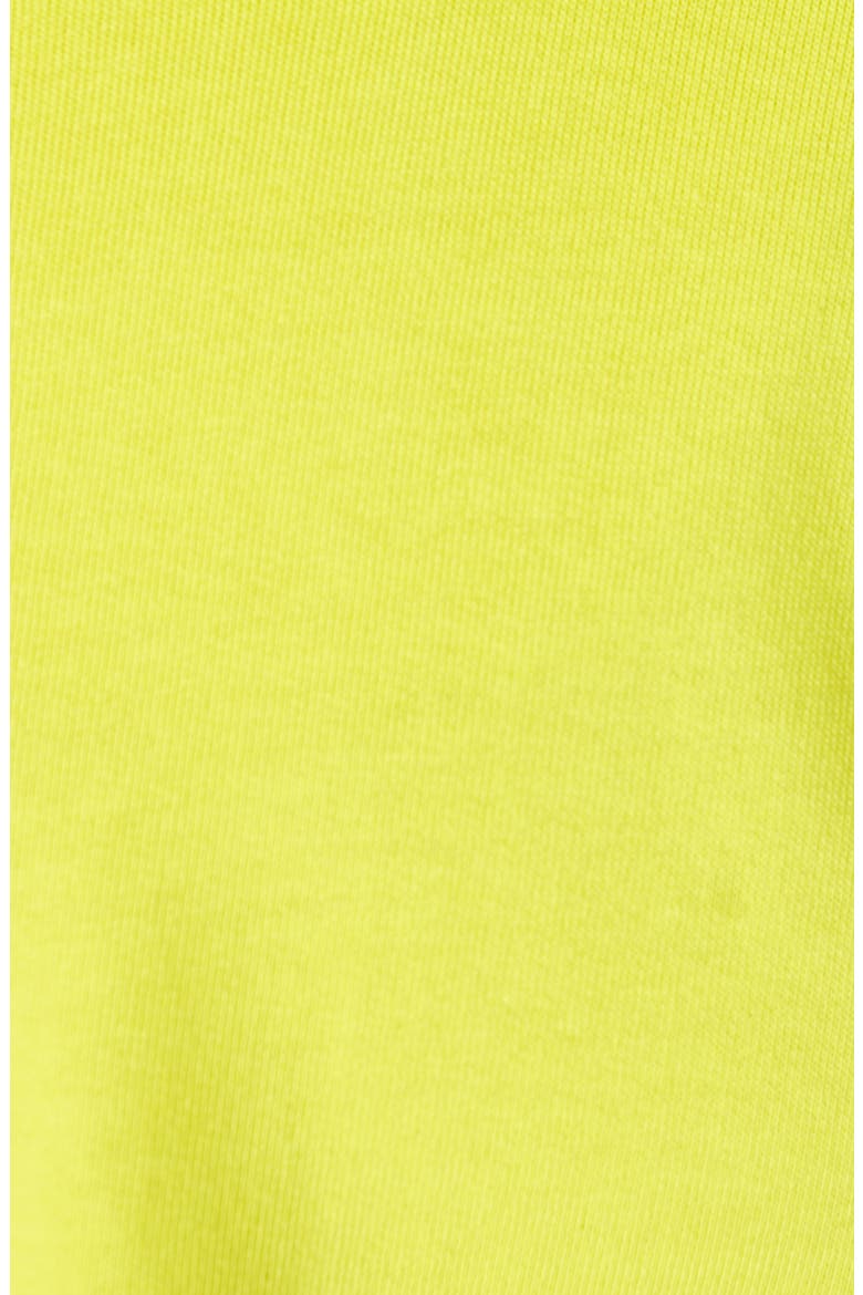 After Class Organic Cotton Blend Longline Sweatshirt, Alternate, color, ACID YELLO