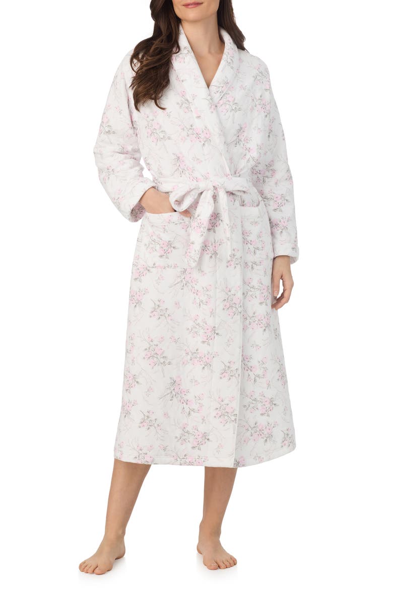 Quilted Ballet Robe, Alternate, color, ROSEBUD PRINT