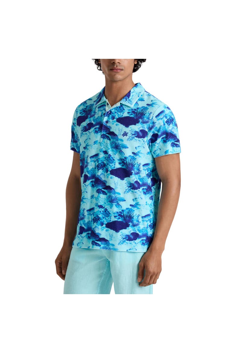 Men Terry Polo Coral Reef, Alternate, color, Oxygen