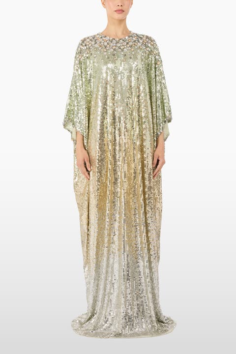 Fontaine Sequin-Embellished Maxi Dress
