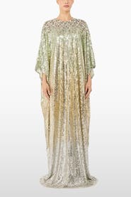 Jenny Packham Fontaine Sequin-Embellished Maxi Dress