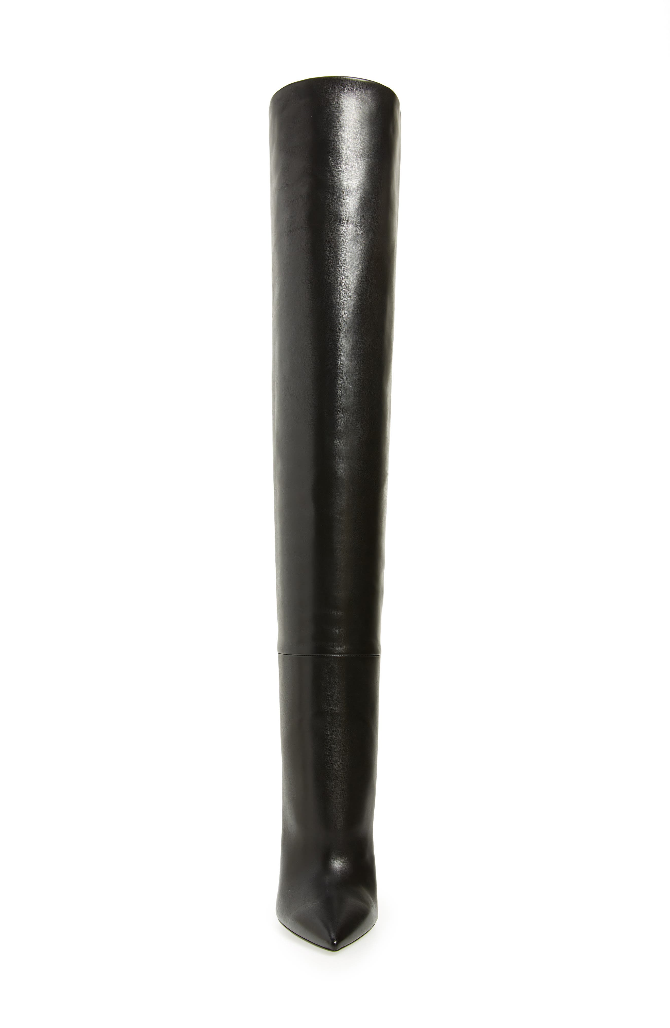 Over the Knee Boot, Alternate, color, NOIR