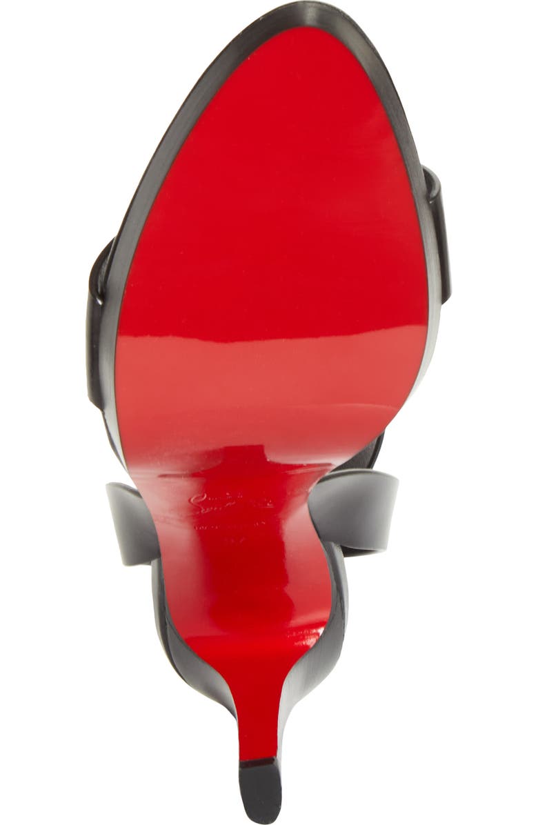 Christian Louboutin Fanny Sandal, Alternate, color, Black/ Lin Black/ Bk