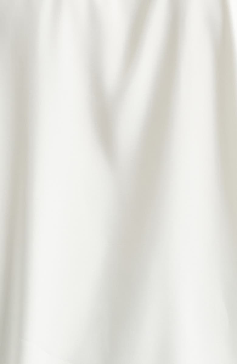 Undercover Graphic Short Sleeve Cupro Blend Button-Up Shirt, Alternate, color, Ivory