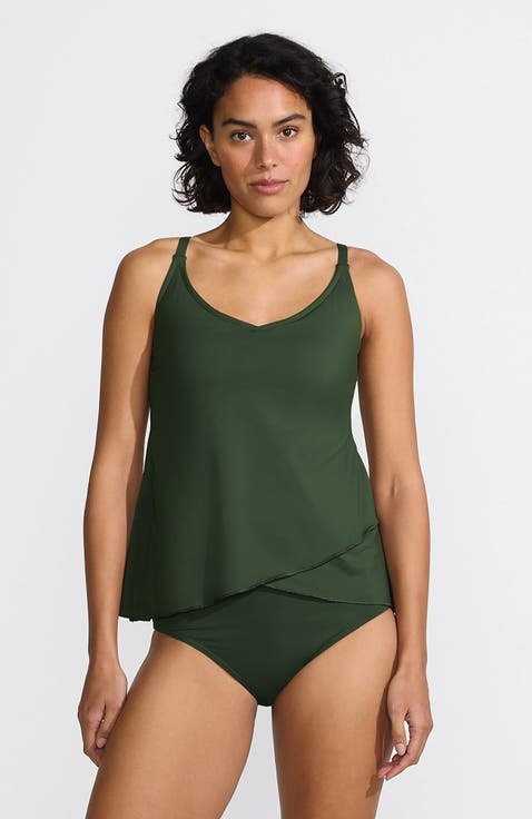 Tulip Hem Tankini Top