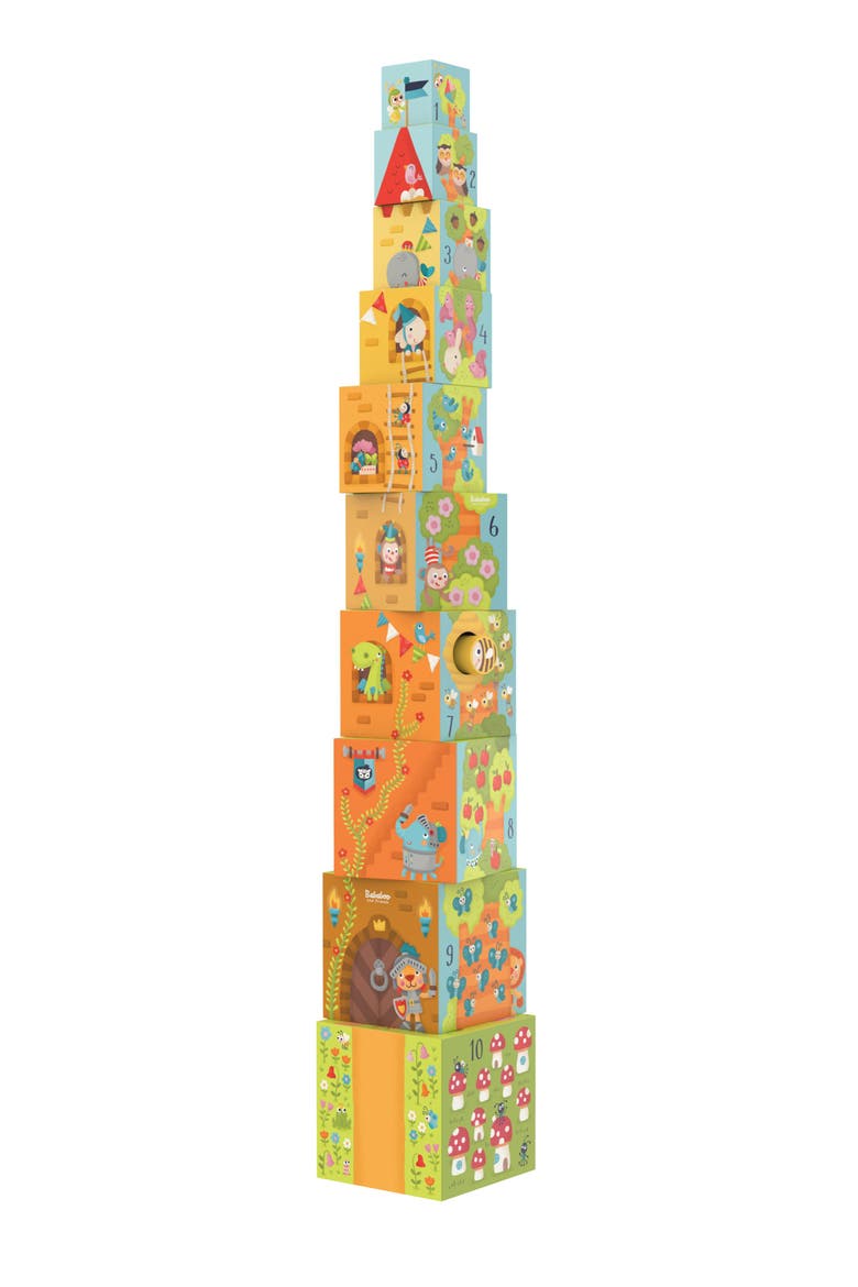Adventure Stacking Tower, Alternate, color, Multi