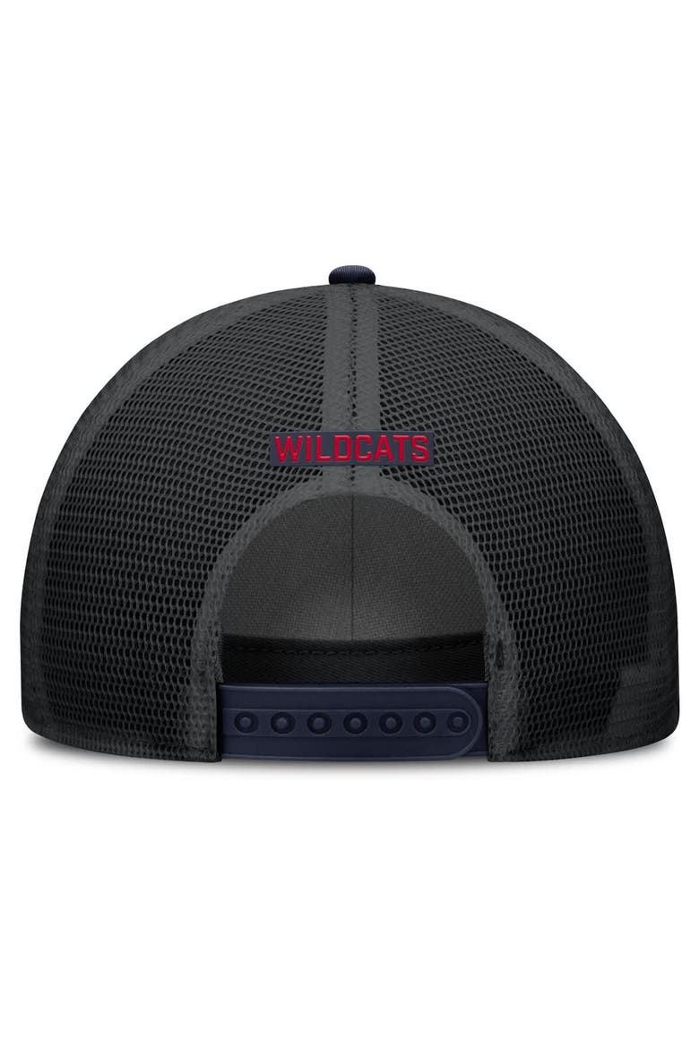 Men's Nike Navy Arizona Wildcats Rise Primetime Trucker Adjustable Hat, Alternate, color, Navy