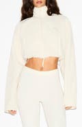 SKIMS Faux Shearling Crop Jacket