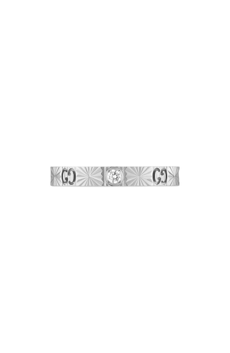 Gucci Icon Star Diamond Ring Band, Alternate, color,
