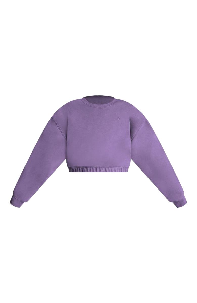 Vitality Cozy Crop Crew, Alternate, color, Violet