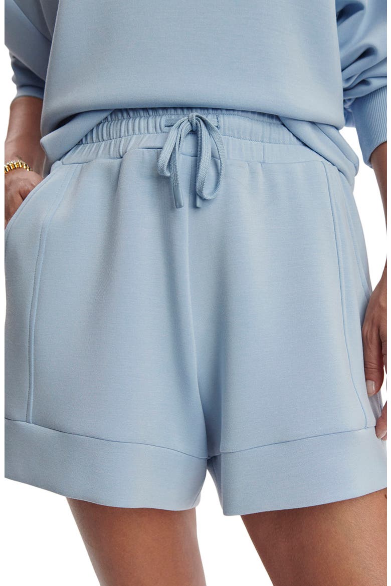 Atrium High Waist Shorts, Alternate, color, CASHMERE BLUE