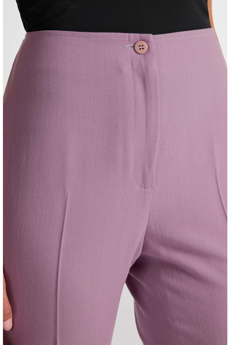 Elizabeth Flared Leg Pant in Virgin Wool Stretch, Alternate, color, DUSTY LILAC