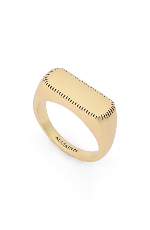 Smooth Signet Ring