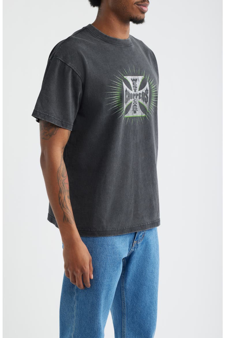 Point Blank Graphic Cotton T-Shirt, Alternate, color, WASHED BLACK