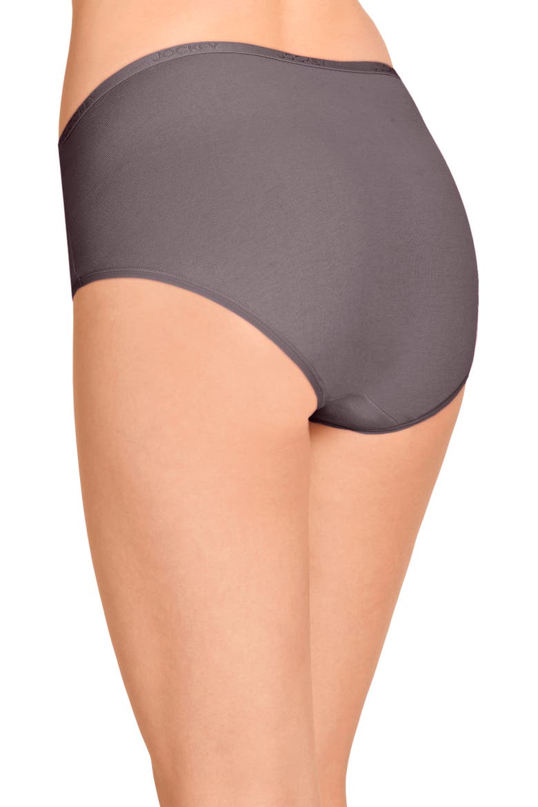 Womens Organic Cotton Stretch Modern Brief - 3 Pack, Alternate, color, Twilight Haze
