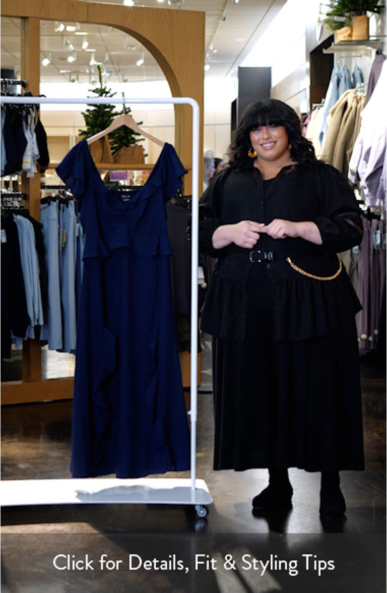 Frill Ruffle Maxi Dress, sales video thumbnail