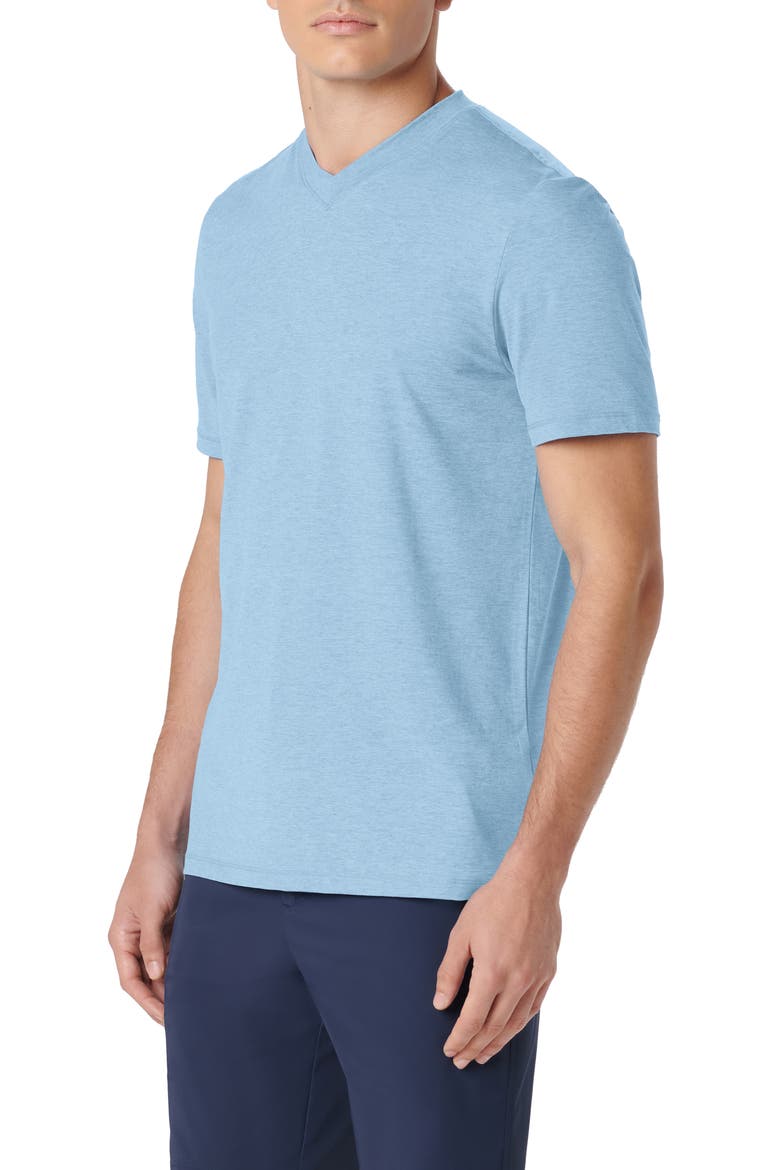 V-Neck Performance T-Shirt, Alternate, color, SKY