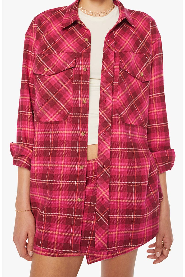 The Lazy Sunday Plaid Shirt, Main, color, REBEL WITH A CAUSE