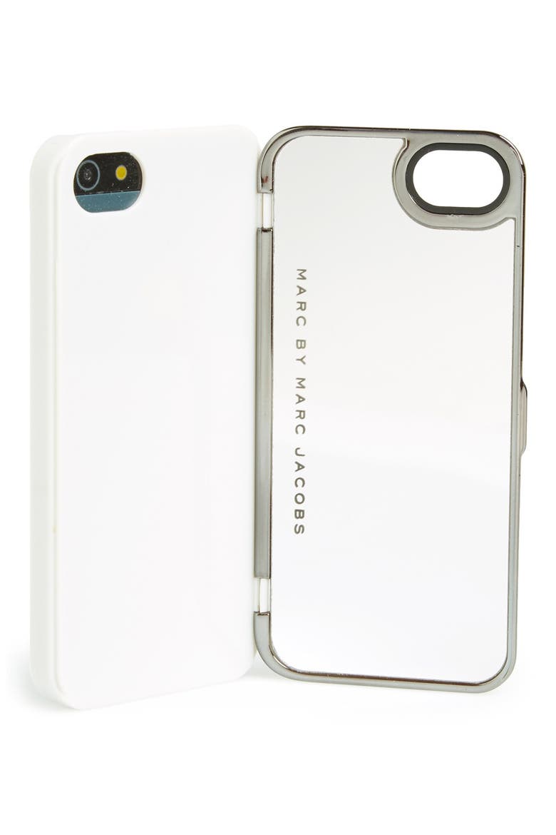 MARC BY MARC JACOBS 'Scribble' Mirror iPhone 5 & 5s Case, Alternate, color, GUNMETAL MULTI