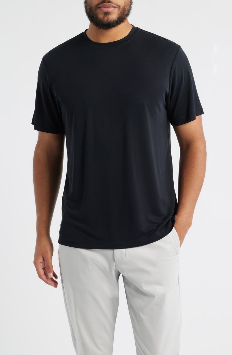 johnnie-O The Tee Modal Blend Crewneck T-Shirt, Main, color, Black