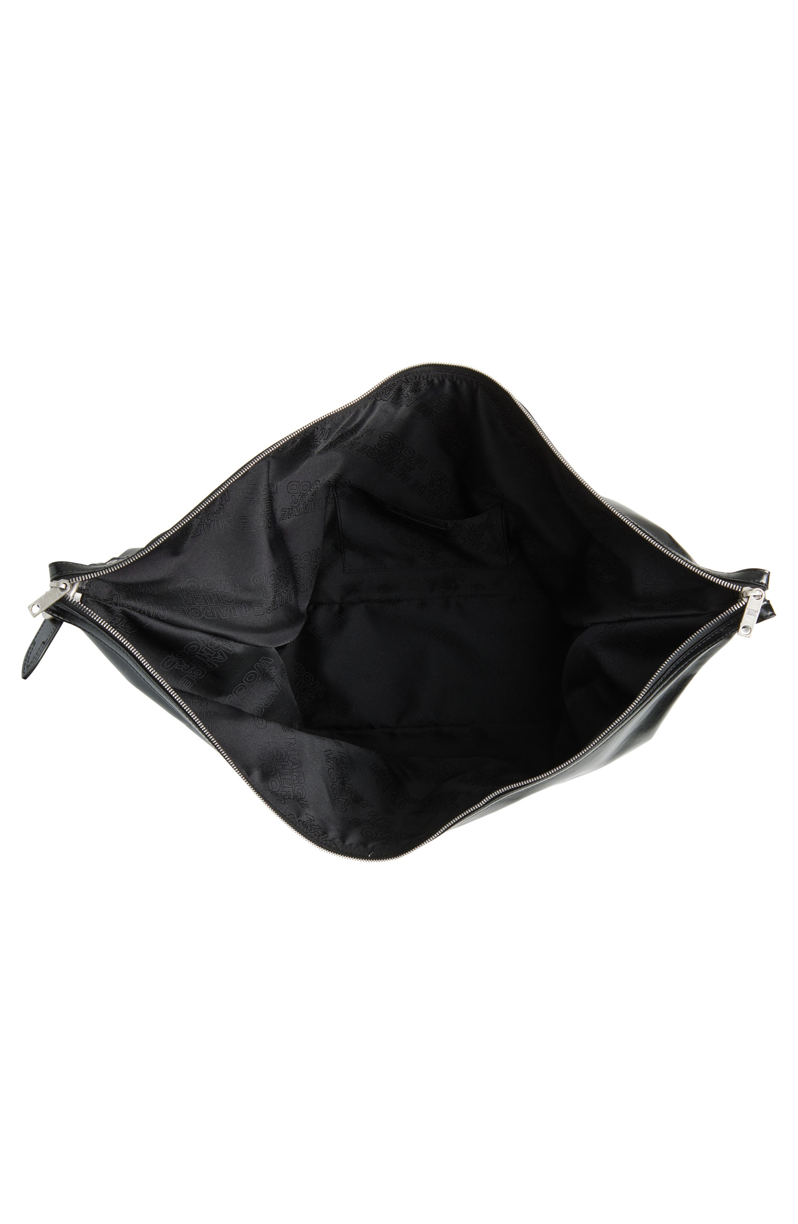 MARGESHERWOOD Belted Leather Hobo Bag, Alternate, color, 