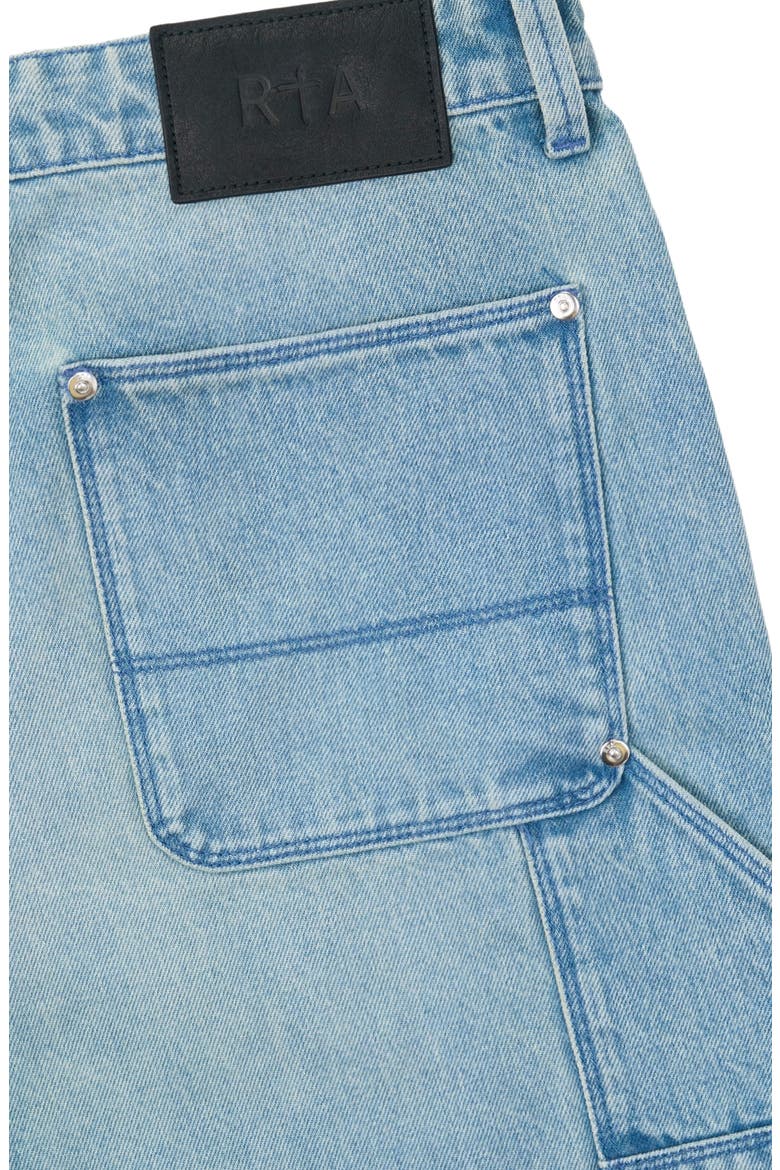 Santiago Relaxed Straight Leg Carpenter Jeans, Alternate, color, OCEAN MIST CROSS CUT