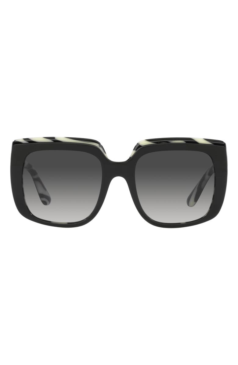 Dolce&Gabbana 54mm Gradient Square Sunglasses, Main, color,