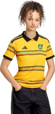 adidas Women's adidas Yellow Jamaica National Team 2026 Home Replica Jersey