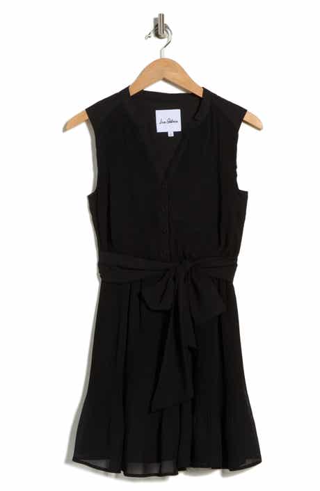 Sam Edelman Pleated Tie Waist Dress