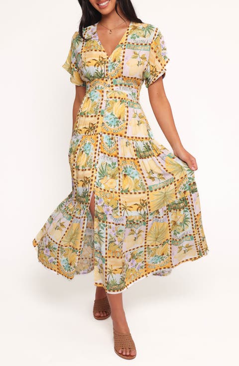 Sorrento Print Maxi Dress
