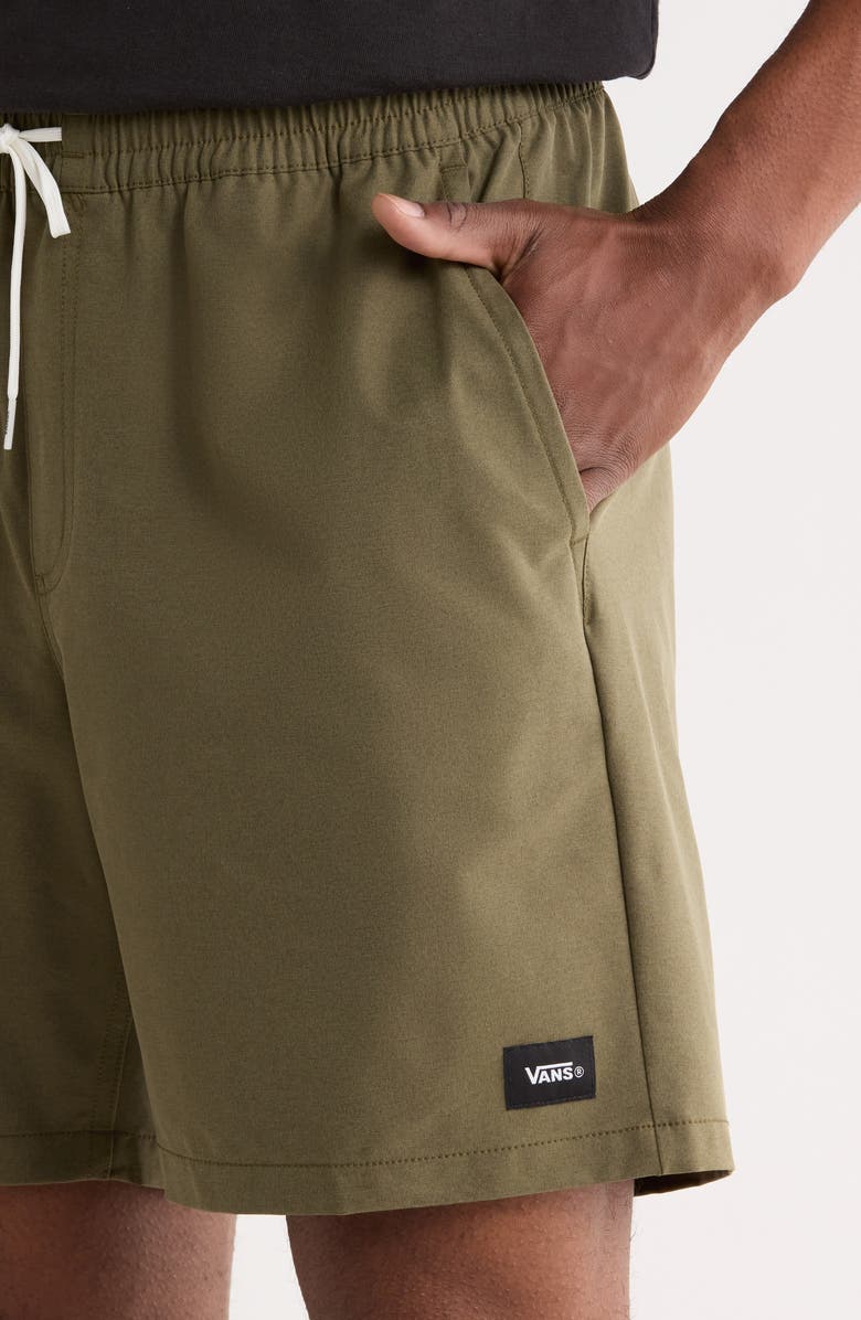 Vans Range Relaxed Water Resistant Sport Shorts, Alternate, color, Mossy Olive