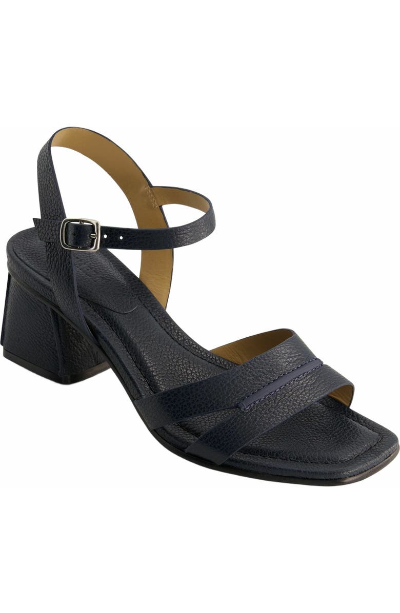 Bernardo Footwear Tarra Mid Heel Sandal, Alternate, color, Navy