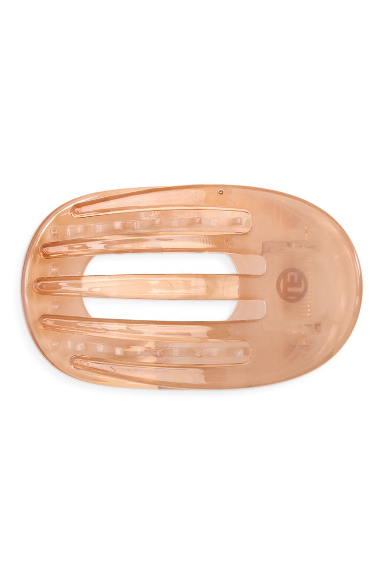Aire Flat Claw Clip, Alternate, color, BROWN
