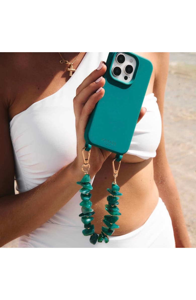 Cordée Cases Turquoise Tide Phone Wristlet, Alternate, color, Turquoise