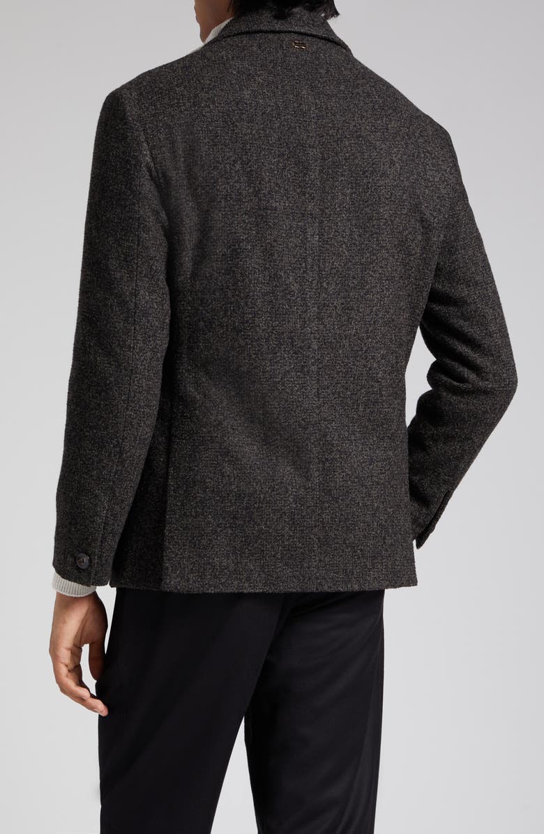 Agnona Wool & Silk Blazer, Alternate, color, 