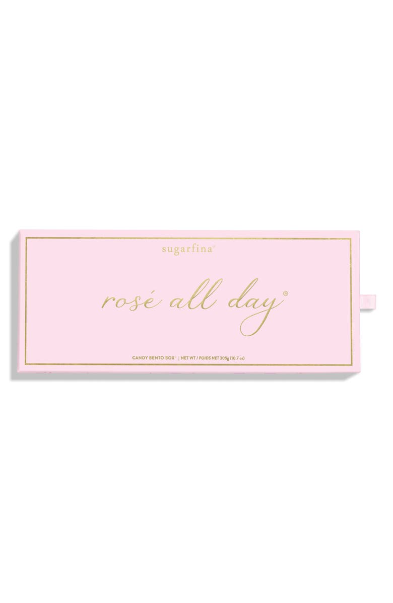 sugarfina Rosé All Day 3-Piece Candy Bento Box, Alternate, color, 