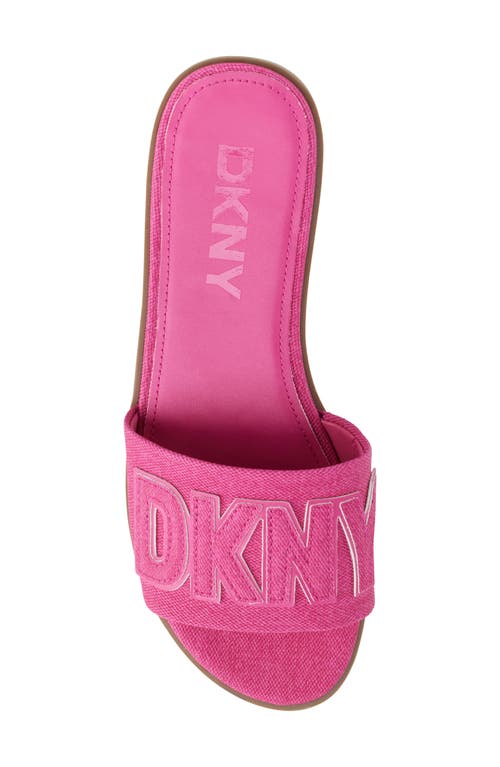 Dkny Willow Slide Sandal In Shockng Pnk