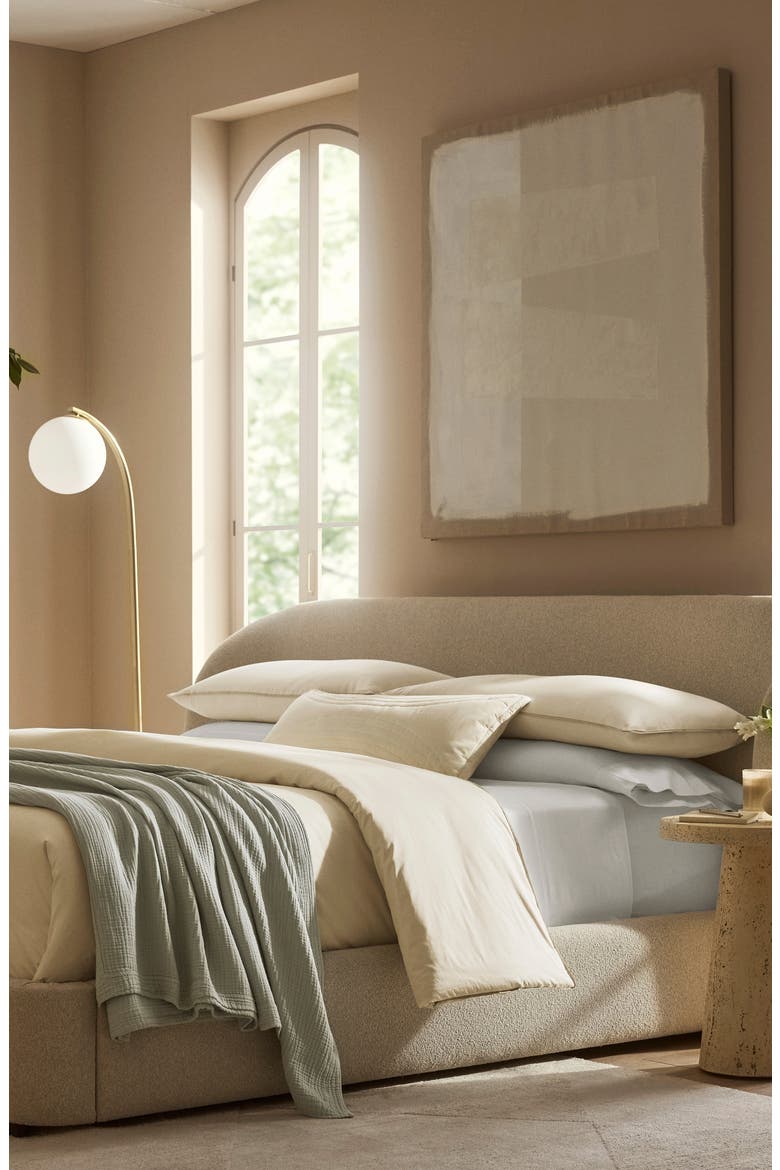Signature Comforter & Shams Set, Alternate, color, CREAM