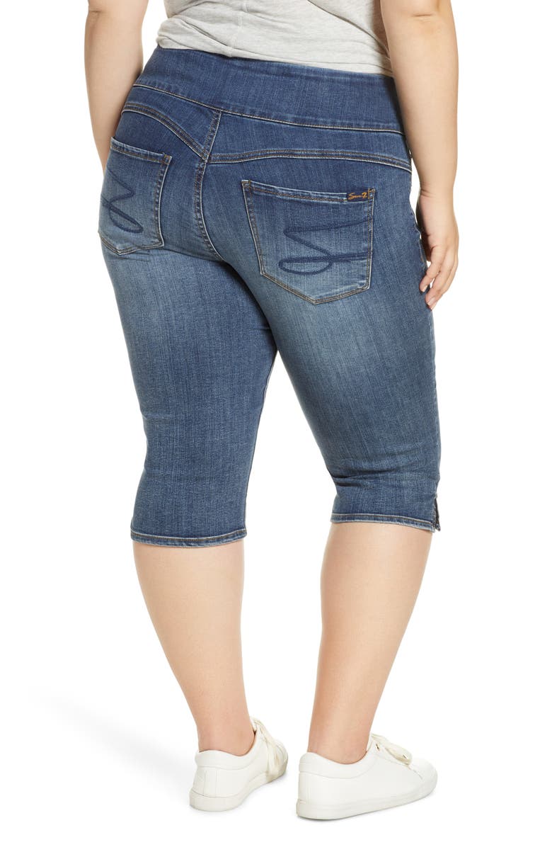 Seven7 Pull-On Capri Jeans, Alternate, color,