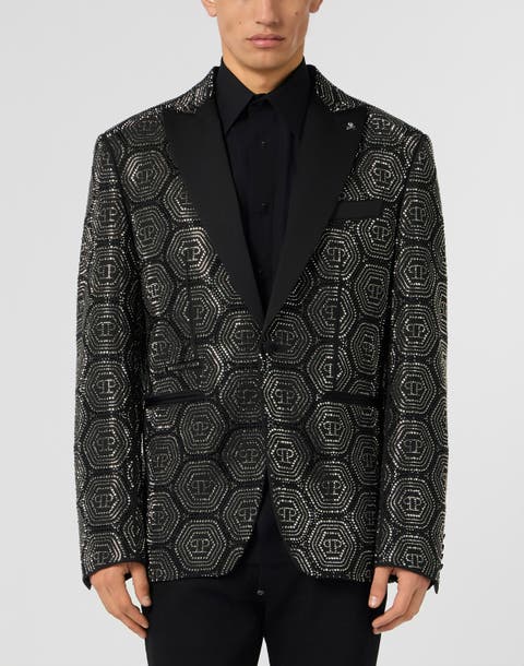 Lord Fit Blazer Bling Monogram Men