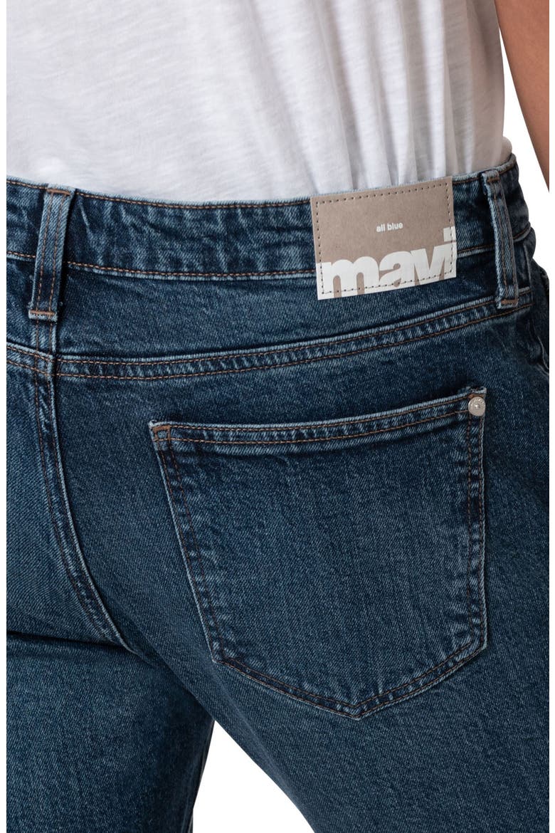 Marcus Slim Straight Leg Jeans, Alternate, color, DARK BRUSHED CLASSIC BLUE