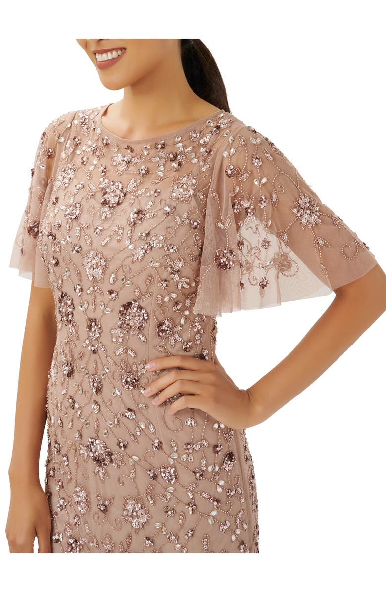 Adrianna Papell Beaded Sheath Dress, Alternate, color,