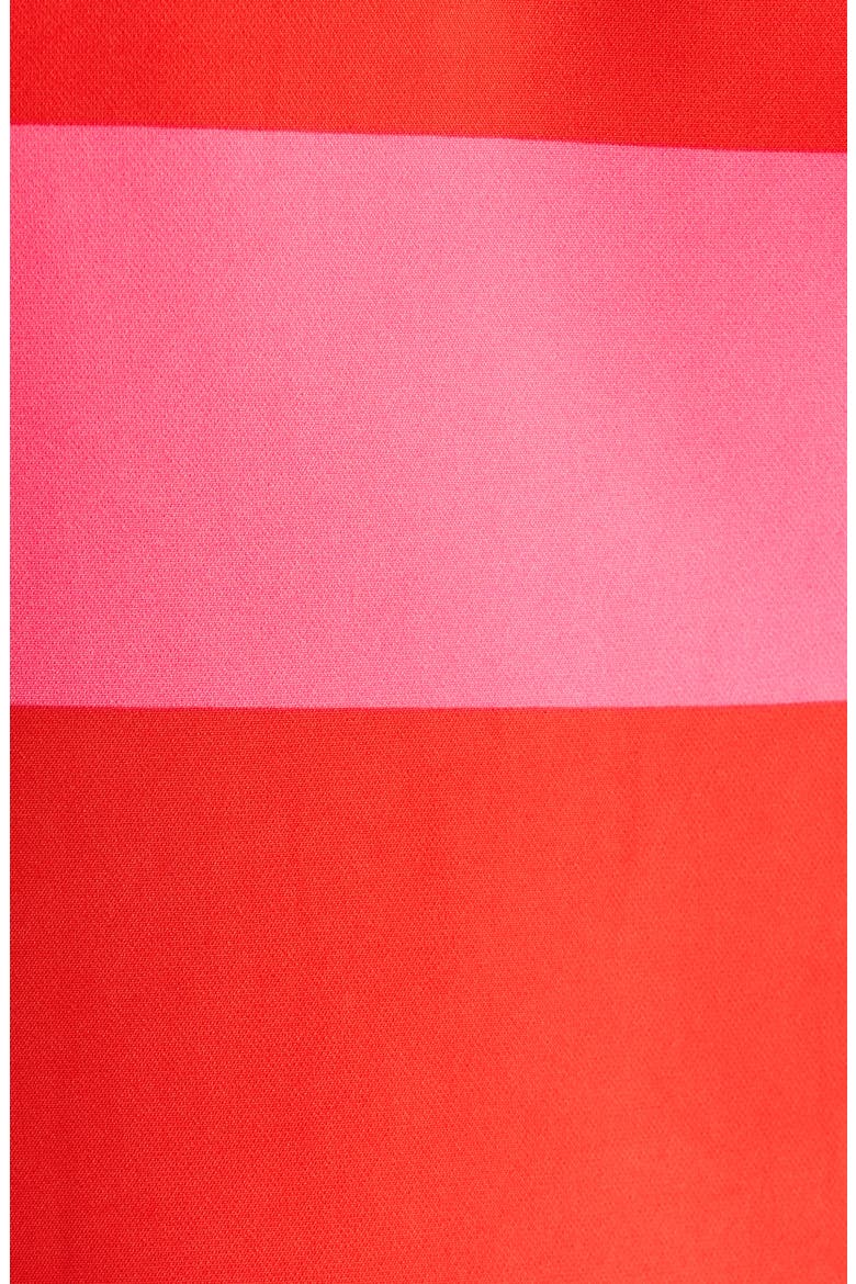 Lolli Stripe Senidy Puff Sleeve Dress, Alternate, color, FUCHSIA-RED