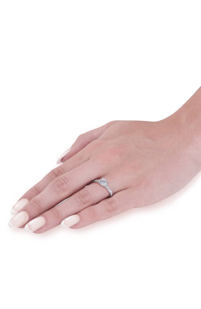 Bliss Diamond 1 1/4Ct Round Vintage Solitaire Lab Grown Diamond Engagement Ring 14k Gold, Alternate, color,