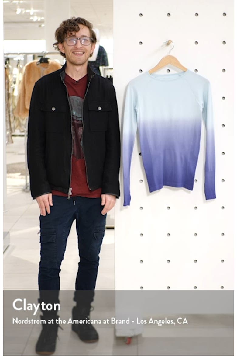 Seamless Dip Dye Long Sleeve Tee video
