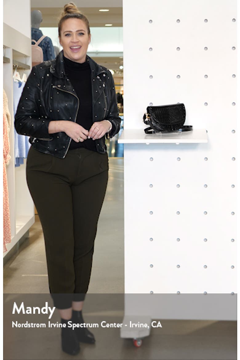 Coby Faux Leather Saddle Crossbody Bag video